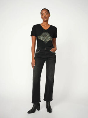 Cecilia Perla Jeans Dark Grey