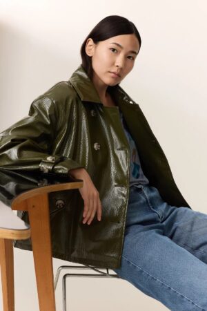Vanni Short Coat Green