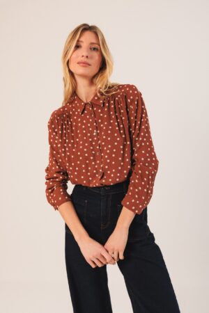 Camisa Bea Terracota