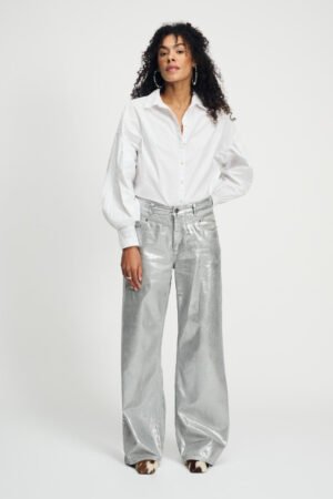 Shimmer Denim Grey Jeans