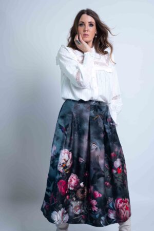 Sky Garden Pleat Skirt