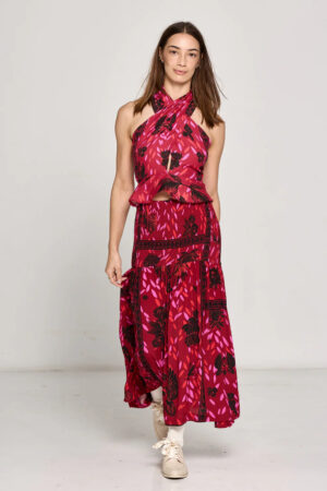 Jezzebel Skirt Wild Cherry